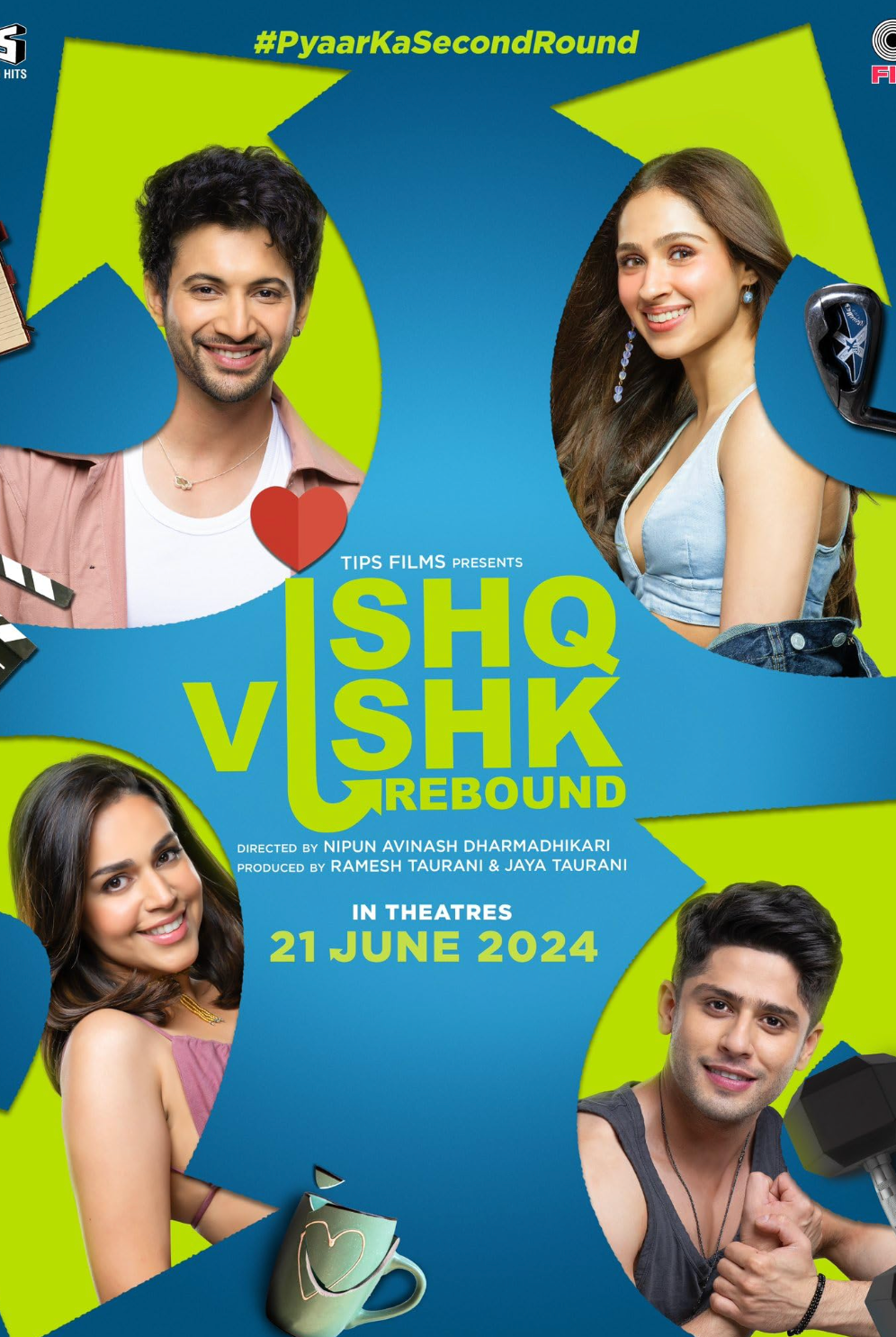 Ishq Vishk Rebound (2024) Hindi ORG Full Movie HDRip | 1080p | 720p | 480p | ESubs